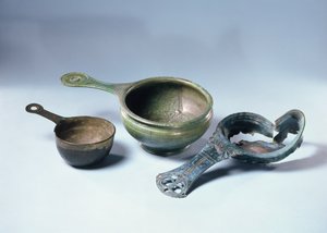 Kookgerei, (brons)